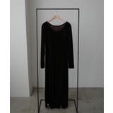 Louere 前後2wayベロアセミフレアワンピース(薄手、裏地無し) | Louere | 詳細画像22