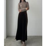 Louere ハイウエストべロアナロースカート | Louere | 詳細画像6 