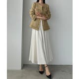 Louere ウエストシェイプラメツイードジャケット | Louere | 詳細画像13 