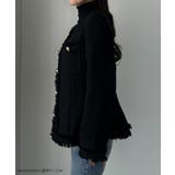 Louere ウエストシェイプラメツイードジャケット | Louere | 詳細画像2 