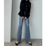 Louere ウエストシェイプラメツイードジャケット | Louere | 詳細画像5 