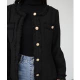 Louere ウエストシェイプラメツイードジャケット | Louere | 詳細画像6 