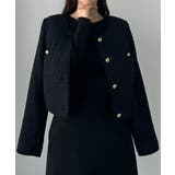 Louere 配色ラメツイードジャケット | Louere | 詳細画像11