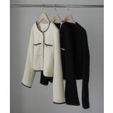 Louere 配色ラメツイードジャケット | Louere | 詳細画像15