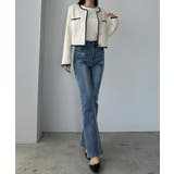 Louere 配色ラメツイードジャケット | Louere | 詳細画像8