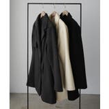 Louere ミドル丈ウエストシェイプフレアコート | Louere | 詳細画像16