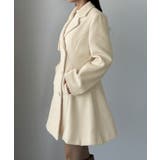 Louere ミドル丈ウエストシェイプフレアコート | Louere | 詳細画像6