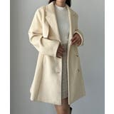 Louere ミドル丈ウエストシェイプフレアコート | Louere | 詳細画像8