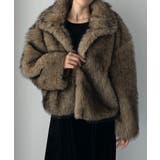 ベージュ | Louere 2wayカラーフェイクファーショートコート | Louere