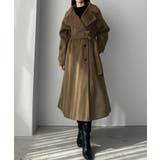 Louere 2wayハイネックウールライクウエストシェイプフレアコート | Louere | 詳細画像29