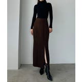 Louere ポケットデザインファスナースリットIラインポンチスカート | Louere | 詳細画像9 