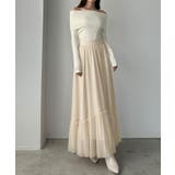 Louere ラメフレアチュールスカート | Louere | 詳細画像6 