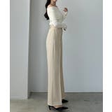 Louere ピンタックフレアパンツ | Louere | 詳細画像7 