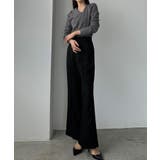 Louere バックスリットフレアパンツ(薄手) | Louere | 詳細画像12