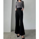 Louere バックスリットフレアパンツ(薄手) | Louere | 詳細画像13