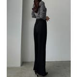 Louere バックスリットフレアパンツ(薄手) | Louere | 詳細画像15