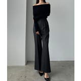 Louere バックスリットフレアパンツ(薄手) | Louere | 詳細画像5