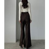 Louere バックスリットフレアパンツ(薄手) | Louere | 詳細画像9