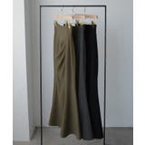 Louere ハイウエストドレープマーメイドスカート(通年素材) | Louere | 詳細画像14