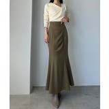 Louere ハイウエストドレープマーメイドスカート(通年素材) | Louere | 詳細画像6