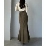 Louere ハイウエストドレープマーメイドスカート(通年素材) | Louere | 詳細画像8