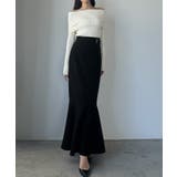 Louere ウエストベルトマーメイドスカート(通年素材) | Louere | 詳細画像3