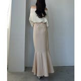 Louere ウエストベルトマーメイドスカート(通年素材) | Louere | 詳細画像9