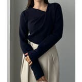 Louere ドレープアシメネックニットトップス | Louere | 詳細画像21