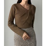 Louere ドレープアシメネックニットトップス | Louere | 詳細画像28