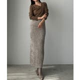 Louere ドレープアシメネックニットトップス | Louere | 詳細画像33