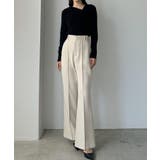 Louere ドレープアシメネックニットトップス | Louere | 詳細画像5