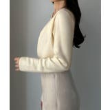 Louere ドレープアシメネックニットトップス | Louere | 詳細画像9