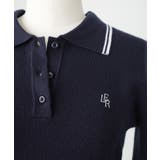 Louere ロゴ刺繍ニットポロフレアワンピース | Louere | 詳細画像21 