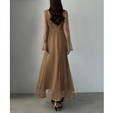 Louere チョーカーデザインチュールマーメイドワンピース | Louere | 詳細画像11 