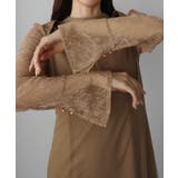 Louere チョーカーデザインチュールマーメイドワンピース | Louere | 詳細画像15 