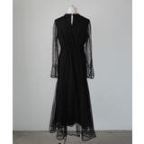 Louere チョーカーデザインチュールマーメイドワンピース | Louere | 詳細画像17 