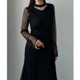 Louere チョーカーデザインチュールマーメイドワンピース | Louere | 詳細画像5 