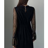 Louere チョーカーデザインチュールマーメイドワンピース | Louere | 詳細画像7 