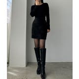 Louere キラキラシャギーニットミニスカート | Louere | 詳細画像7 