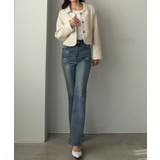 Louere ステンカラーツイードジャケット | Louere | 詳細画像11