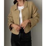 Louere ステンカラーツイードジャケット | Louere | 詳細画像13