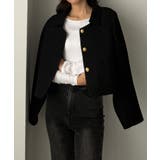 Louere ステンカラーツイードジャケット | Louere | 詳細画像4