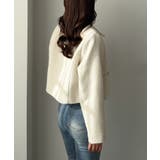 Louere ステンカラーツイードジャケット | Louere | 詳細画像9