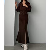 Louere ポンチショートパーカー+スリットマーメイドスカートSET | Louere | 詳細画像31