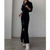 Louere ポンチショートパーカー+スリットマーメイドスカートSET | Louere | 詳細画像7