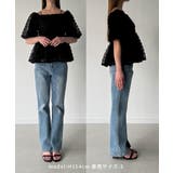 Louere 2wayフラワーチュールペプラムトップス | Louere | 詳細画像33 