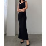 Louere ドレープ前ファスナースリットキャミワンピース【一部ぺチスカートセッ… | Louere | 詳細画像11 