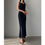 Louere ドレープ前ファスナースリットキャミワンピース【一部ぺチスカートセッ… | Louere | 詳細画像33 
