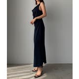 Louere ドレープ前ファスナースリットキャミワンピース【一部ぺチスカートセッ… | Louere | 詳細画像34 