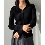 Louere ワイドリブスキッパーポロニット | Louere | 詳細画像10